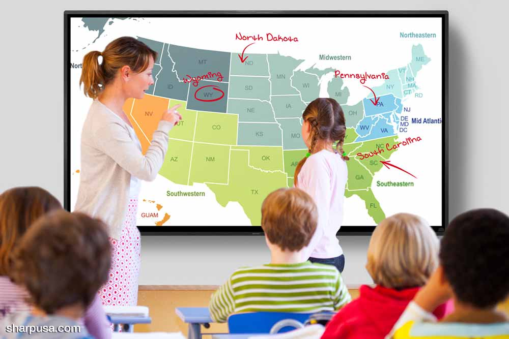 AQUOS BOARD interactive display